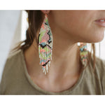 marble multi earrings