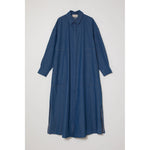 oversized shirt dress in soft ltwt denim