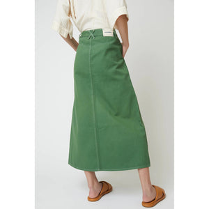 erin skirt in vineyard green
