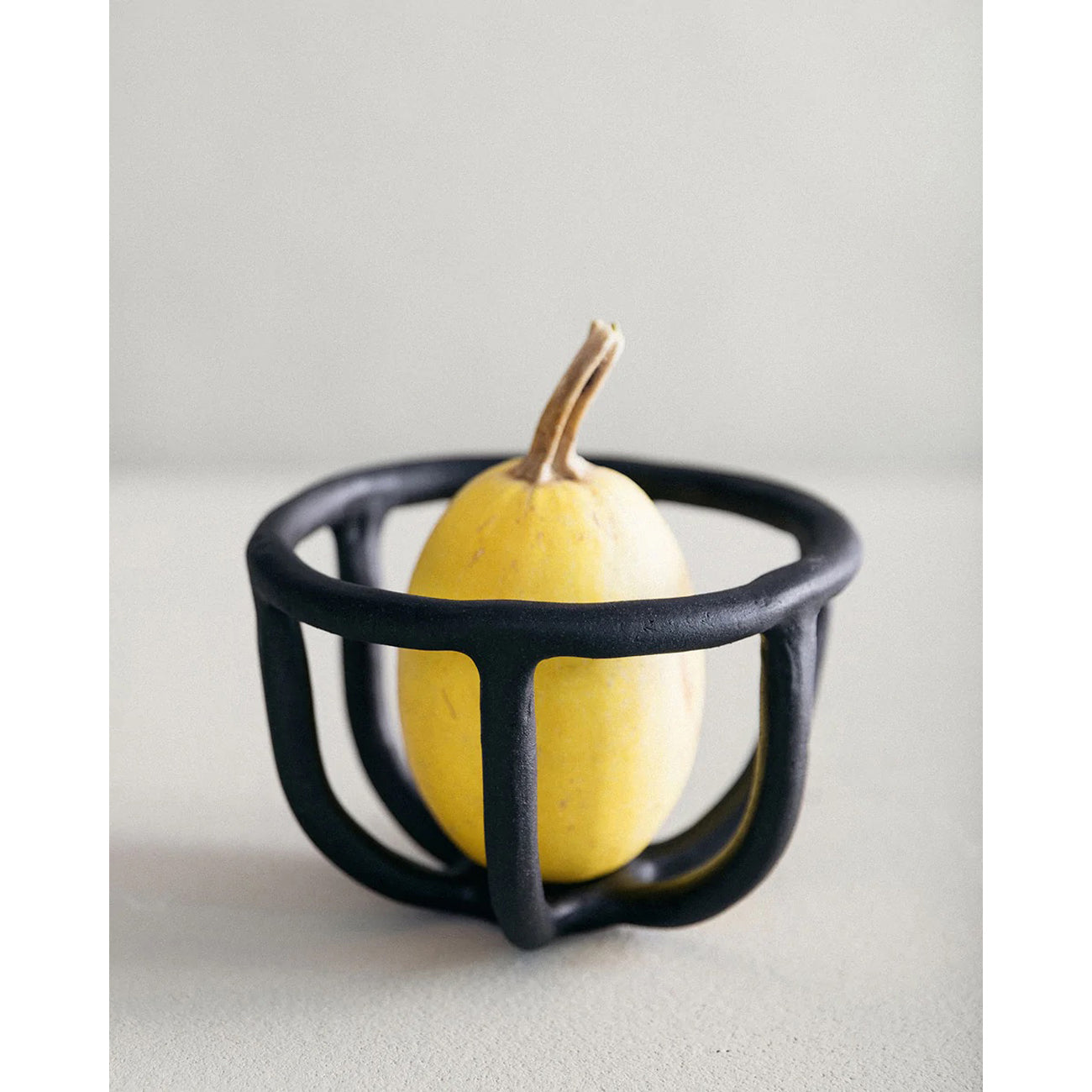 moth fruit bowl in matte black