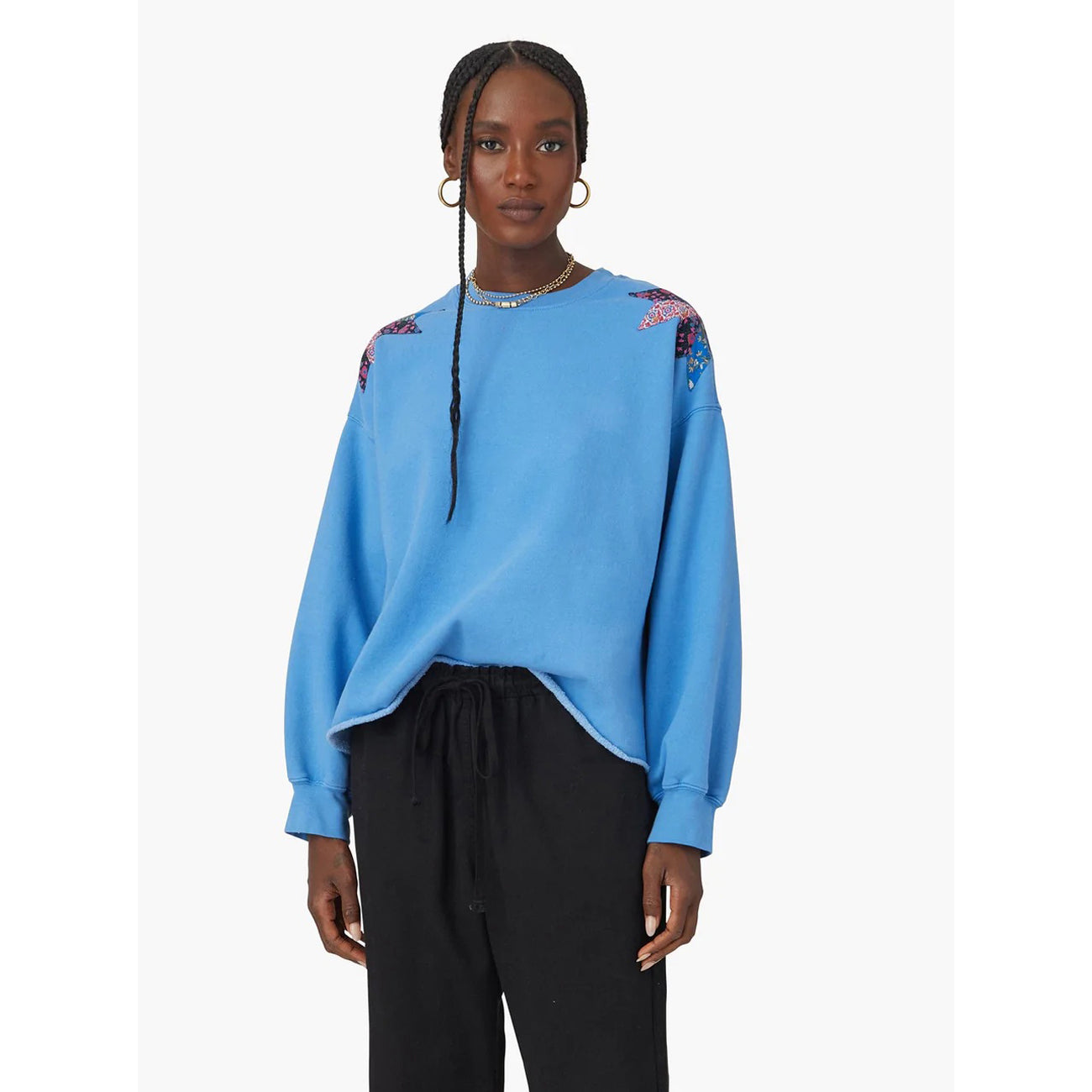 estella sweatshirt in blue lotus