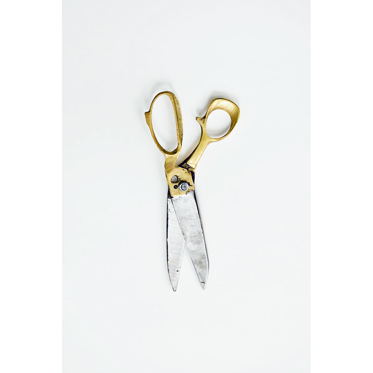 large brass handle scissors