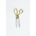 large brass handle scissors