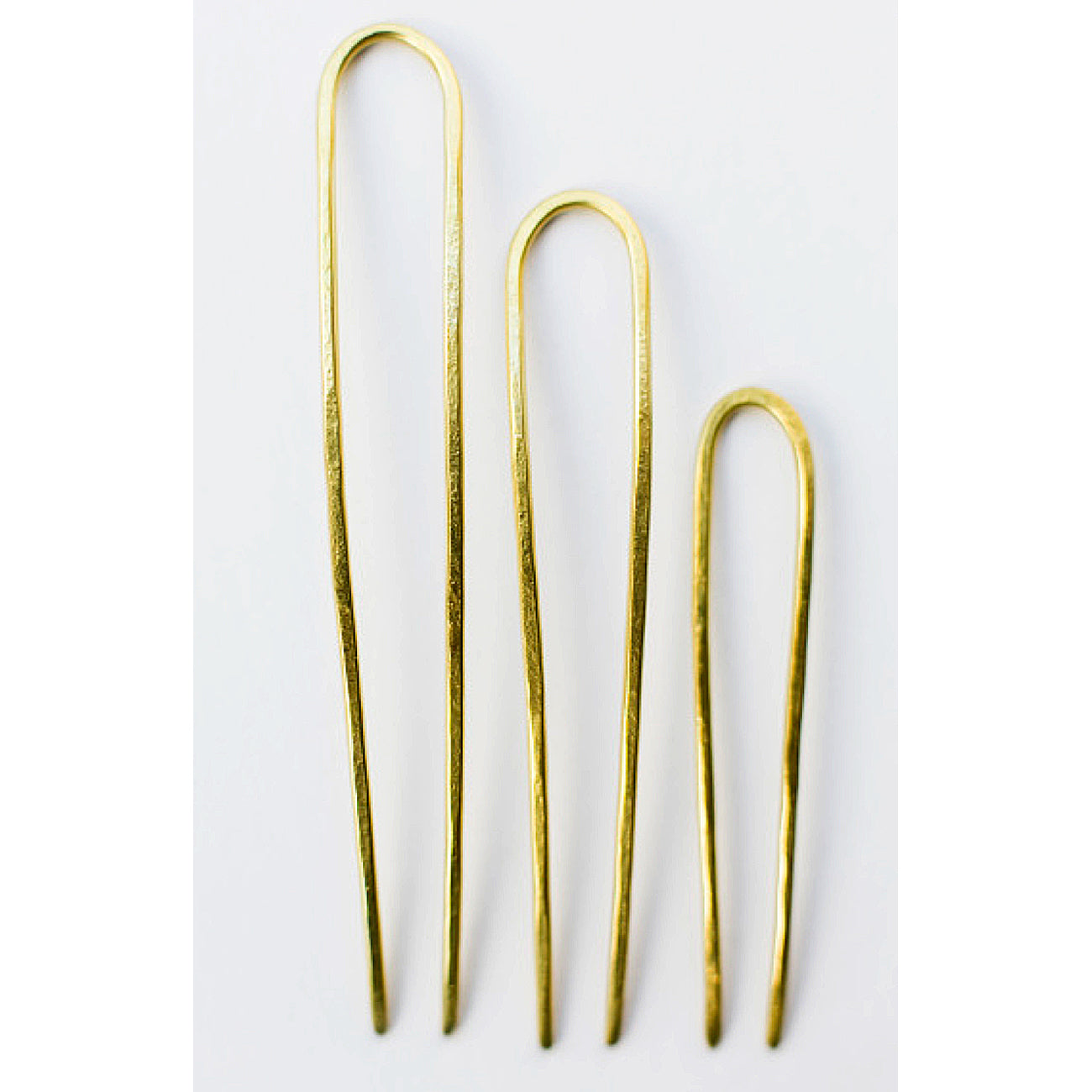 classic brass hair pin