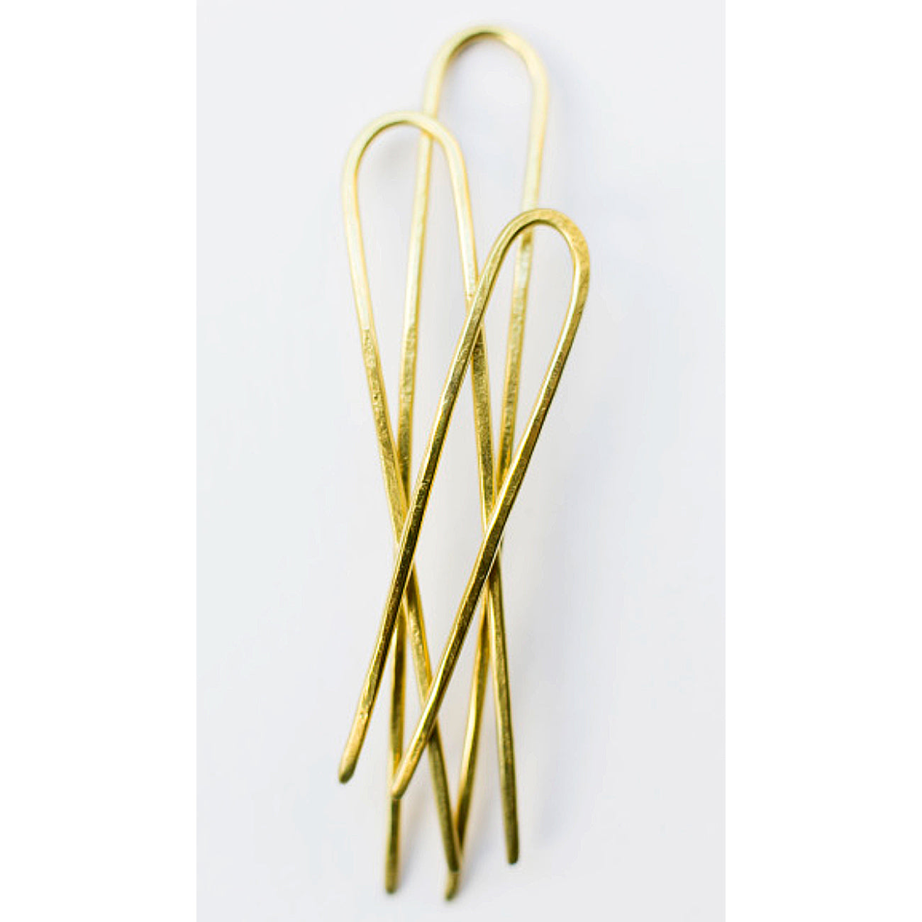 classic brass hair pin