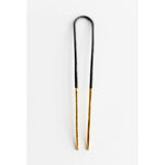 brass equinox hair pin