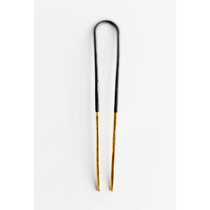 brass equinox hair pin