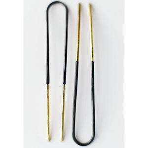 brass equinox hair pin