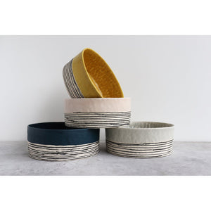serving bowl in seafoam