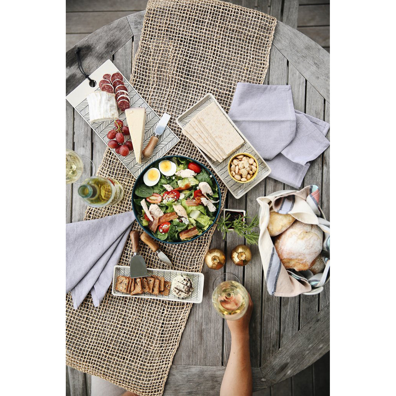 serving bowl in daybreak