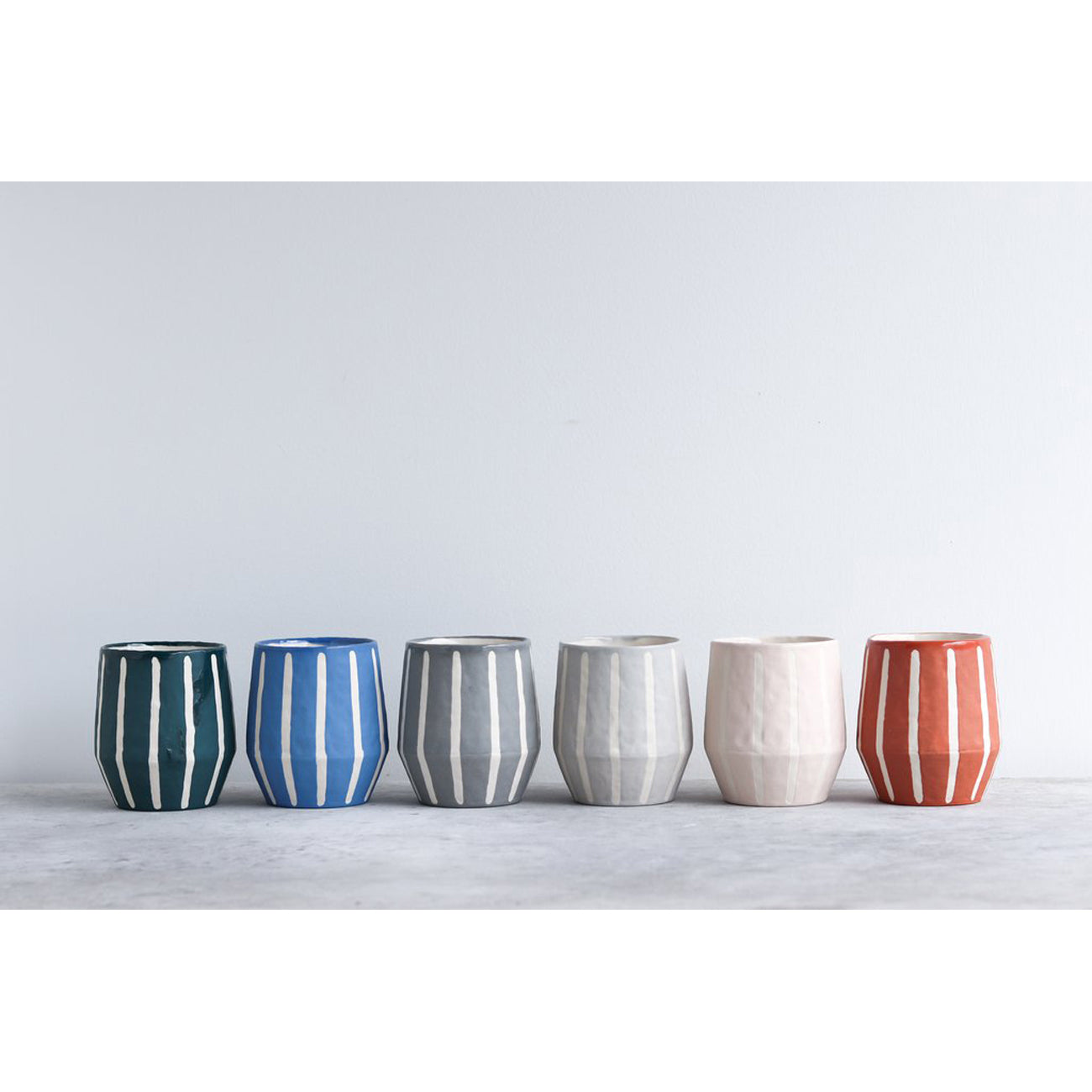 pinstripe tumbler in fog