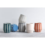 pinstripe tumbler in fog