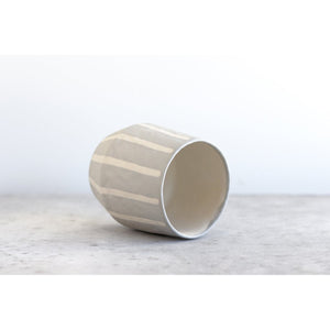 pinstripe tumbler in fog