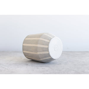 pinstripe tumbler in fog