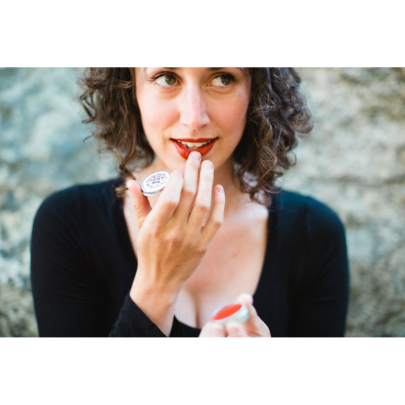 mortar & pestle lip paint
