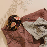 iris linen napkin in flax