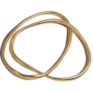 double rialta bracelet in brass
