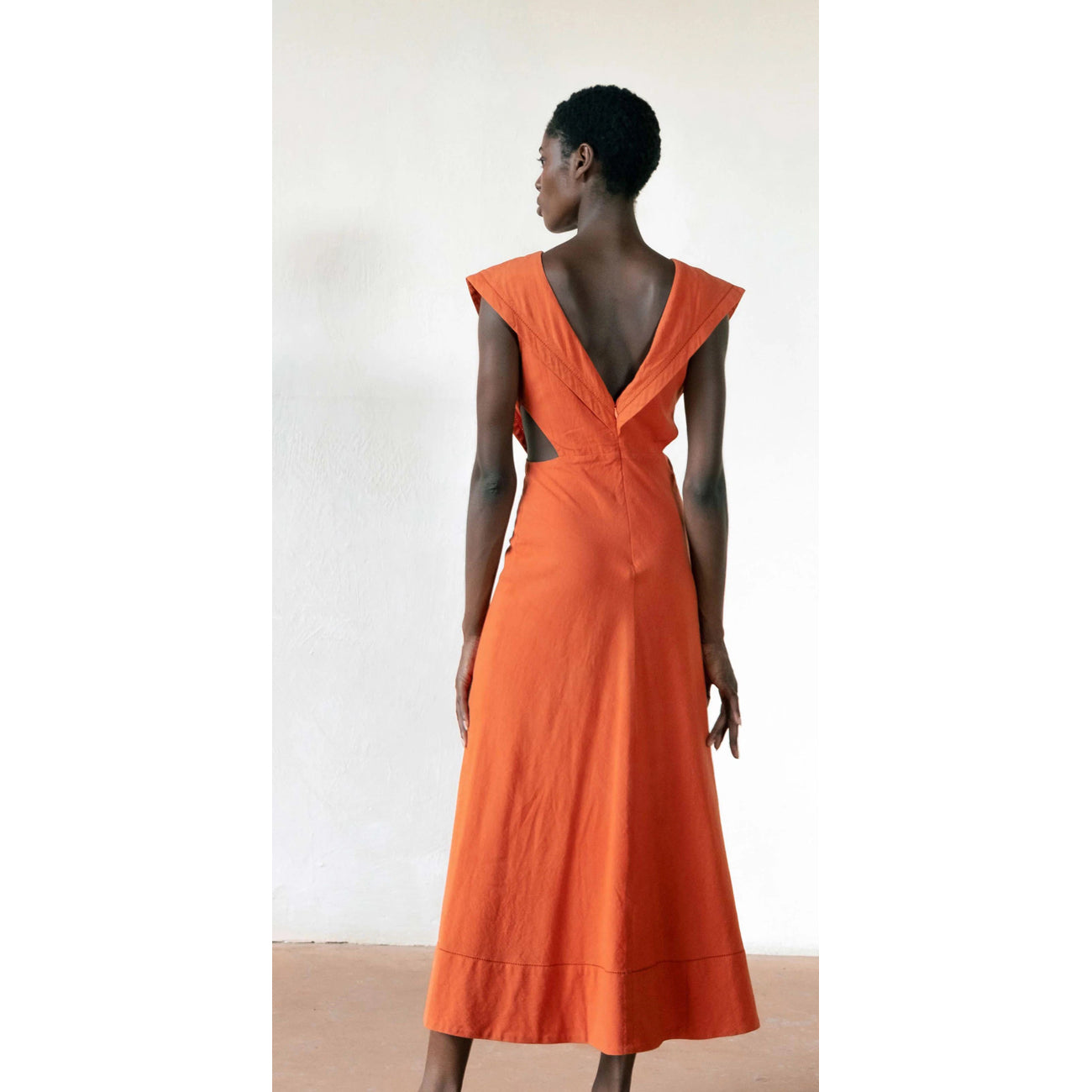 belén dress in yam