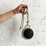domed jingle bell: moon phase