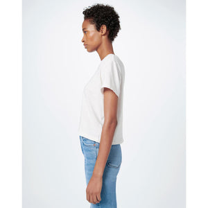 1950s tee in vintage white